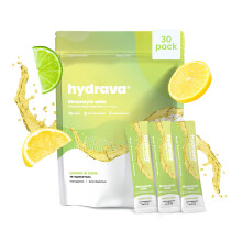 Hydrava Electrolyte Sachets | 30 Pack | Sugar Free Electrolytes with Sodium, Magnesium, Vitamin C & More | Rehydration Powder with All Natural Flavour