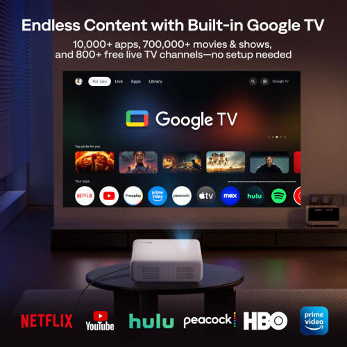 Aurzen EAZZE D1G Official Google TV 4K Supported Smart Projector 1