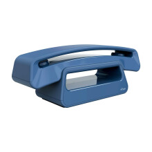ALCATEL ePure Iconic - DECT Cordless Phone - Classic Design - Large Highly Legible Graphic Display - Handsfree - Call Barring - Blue