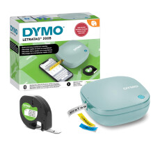 Dymo LetraTag 200B Bluetooth Label Maker | Compact Label Printer | Connects Through Bluetooth Wireless Technology to iOS and Android | Includes 1 Whit
