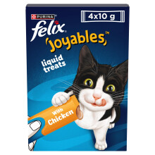 FELIX Joyables Chicken Liquid Cat Treat 4x10g (Pack of 11)