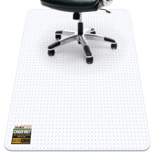 BesWin Office Chair Mat for Carpet, 81 x 122 cm Heavy Duty Non-slip Carpet Protector Chair Mat for Home Office, Transparent Chair Floor Protection Mat