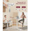 VASAGLE VASAGLE Overbed Table with Wheels - Small Standing Desk 3