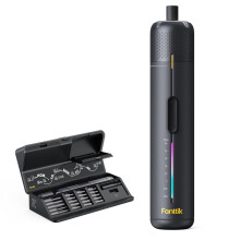 Fanttik S2 Pro 3.7V Electric Screwdriver, Cordless Screwdriver Set, 7 Torque Settings, 0.5 to 6N.m, 20 Magnetic Bits, 1/4''Hex Shank, with 90 Angle A