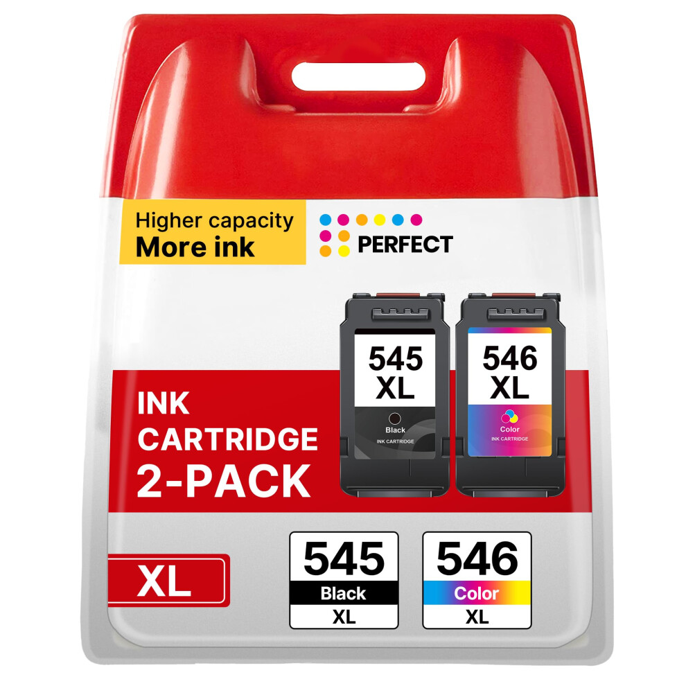 545Xl 546XL Ink Cartridges Replacement For Canon Ink Cartridges 545 546 Pg-545 Cl-546 Xl And Colour For Pixma Ts3350 Ts3150 Mg3050 Mg2550s Mg29 Black 9385703417104