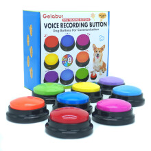Gelabur Set of 8 Dog Buttons for Communication, Voice Recordable Buttons for Classroom, Dog Training Talking Buttons Starter Set, Pet Easy Speaking Bu