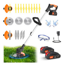 EVOKRYL Aero X1 Metal Blade Cordless Strimmer 21v Grass Trimmers Easy to use, 3.