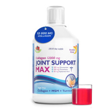 Swedish Nutra Joint Support MAX Liquid Supplement - 20 Day Supply, 500 ml | 12,000 mg Hydrolyzed Collagen (Type 1, 2 & 3), Glucosamine, Chondroitin, M