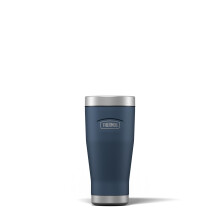 Thermos - Icon Solent Navy Travel Tumbler (470ml), Reusable Insulated Stainless Steel Coffee Cup for Hot or Cold Drinks, Vacuum Sealed Water Flask wit