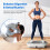 MERACH Vibration Plate Quiet Compact Exercise Machine Shaping Auto Pad 4