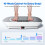MERACH Vibration Plate Quiet Compact Exercise Machine Shaping Auto Pad 6