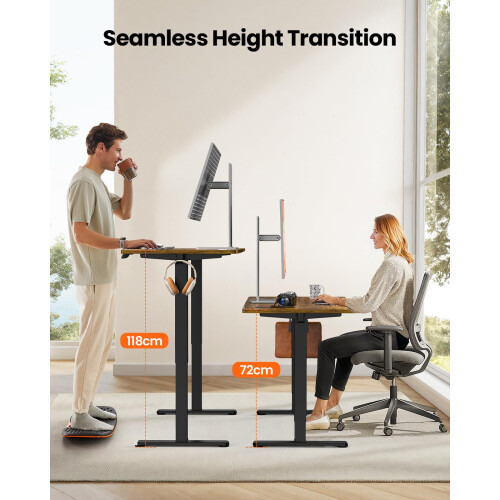 ErGear Electric Standing Desk Height Adjustable 160 x 80cm 2
