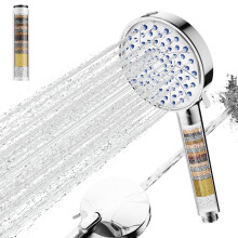 Cobbe Hard Water Filter Shower Head with 20 Stage Filter, High Pressure Shower Heads, 6+1Spray Modes, Powerful Built-in Power Wash for Remove 99% of C