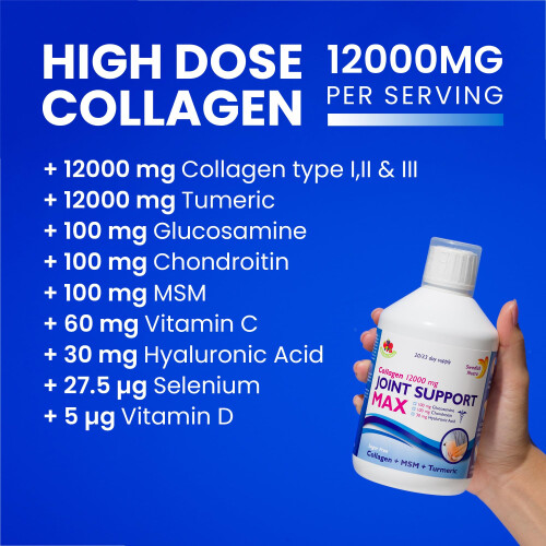 Swedish Nutra Collagen Joint Support MAX Liquid 500ml 2