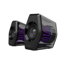 Edifier G2000 Pro 2.0 RGB Gaming Speakers, 64W Peak Power, Black