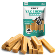 Himmaleh Yak Chews for Dogs - Yak chews for dogs Medium (pack of 10) - Protein Rich Dog Chews Long Lasting Natural - yak milk dog chew - Toothsome Yak