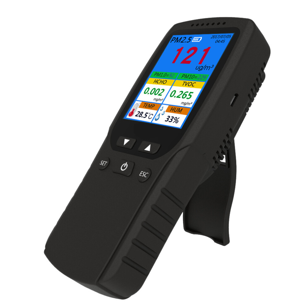 Air Quality Tester Monitor For Formaldehyde Pm2.5 Tvoc Pm10 Analyzer 320997585237