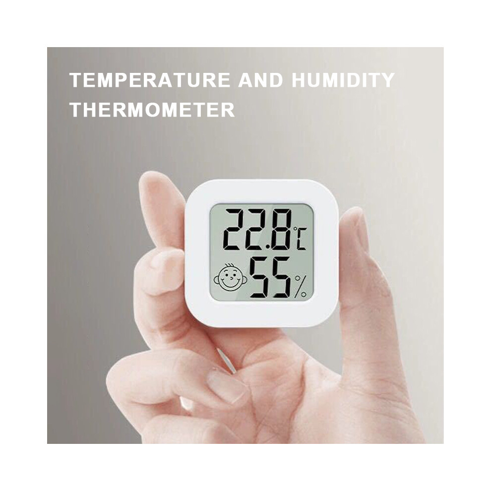 Indoor thermohygrometer mini smiley face thermohygrometer with adhesive