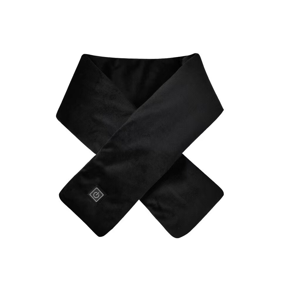 (Black) Usb Rechargeable Heated Scarf Universal Heated Scarf With Three Speeds Black 320997586210