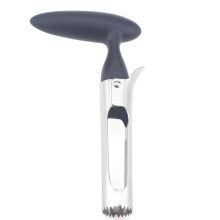 (Grey) Stainless steel fruit corer apple corer pulp separator apple corer heart remover