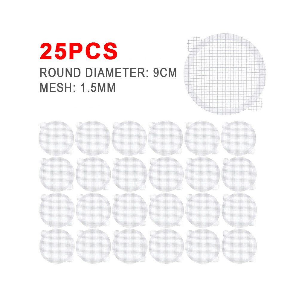 (9CM 1.5MM(25PCS)) 25/50PCS floor drain sticker stain removal sticker non-marking adhesive net