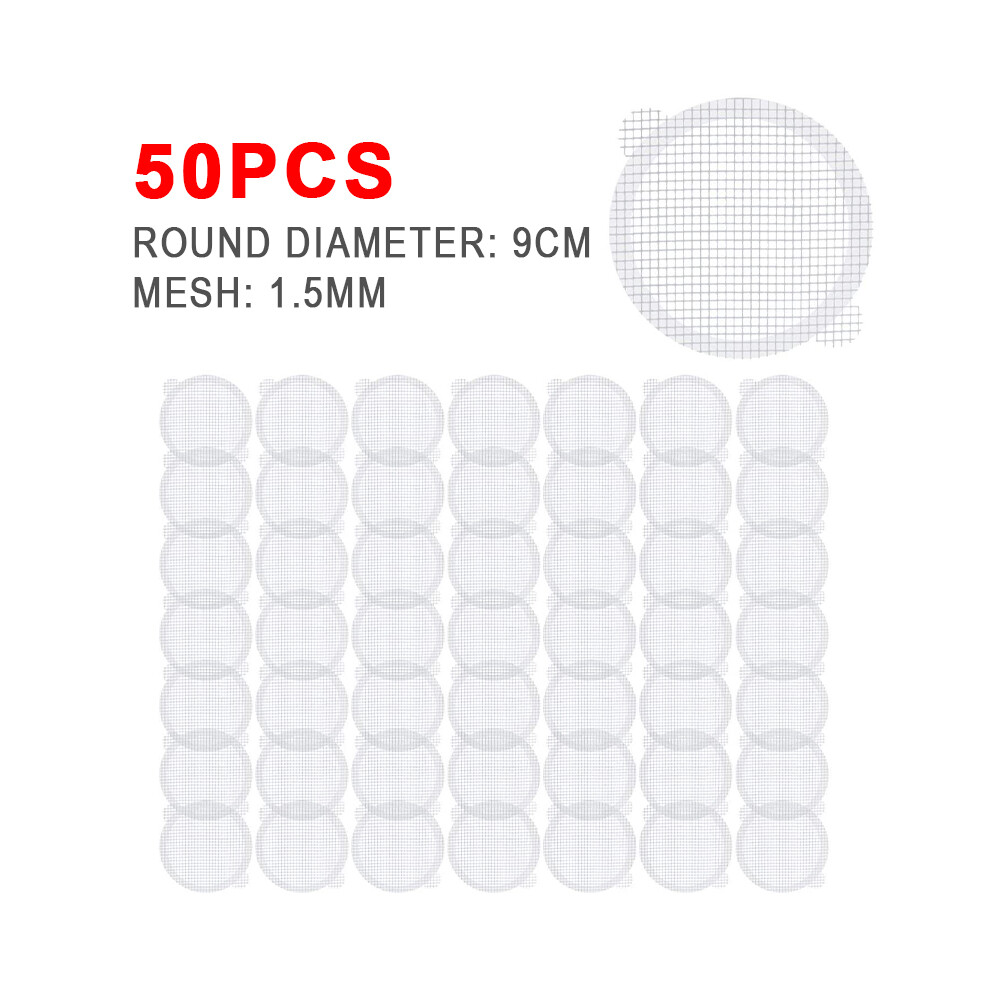 (9CM 1.5MM(50PCS)) 25/50PCS floor drain sticker stain removal sticker non-marking adhesive net
