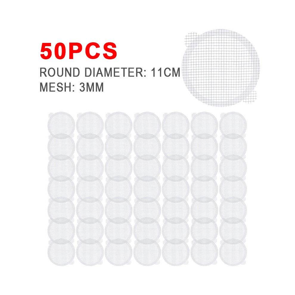 (11CM 5MM(50PCS)) 25/50PCS floor drain sticker stain removal sticker non-marking adhesive net