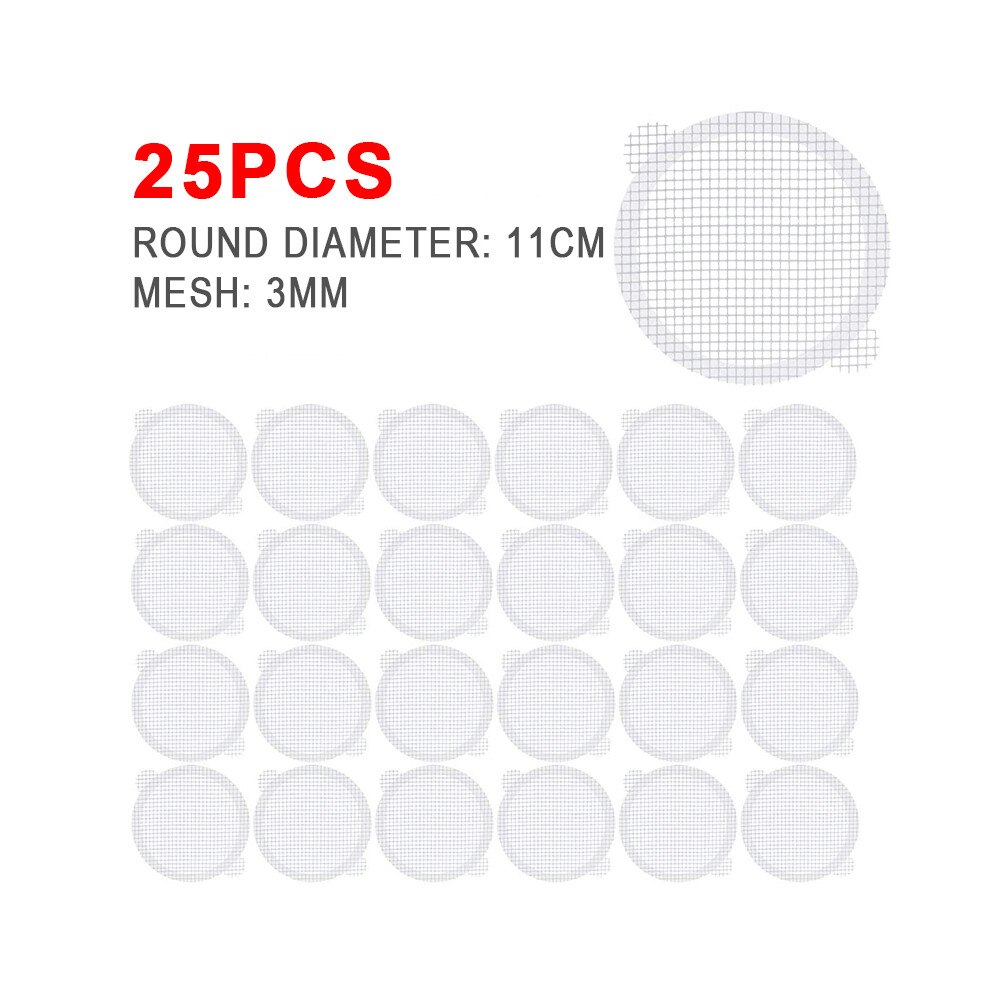 (11CM 3MM(25PCS)) 25/50PCS floor drain sticker stain removal sticker non-marking adhesive net