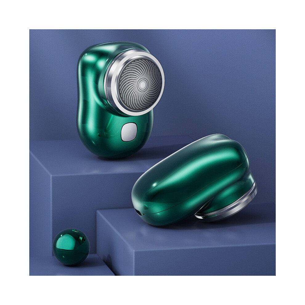 Green (Green) Mini Shaver Facial Razor Electric Business Razor For Men Compact And Portable
