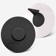 (Black, 20PCS) 20PCS Non-Slip Waterproof Sticky Patches, Sensor Fixed, Skin Color & Black