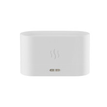(White warm light) Flame Humidifier Aromatherapy Atomizer Air Ultrasonic Ambient Humidifier Light