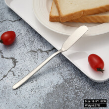 (Original Color) Stainless Steel Butter And Cheese Butter Dessert Jam Spreads Tableware Kitchen