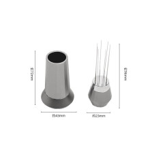 (Grey) Coffee Stirrer Barista With Pin To Break Up Clumps And Loosen The Powder