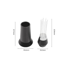 (Black) Coffee Stirrer Barista With Pin To Break Up Clumps And Loosen The Powder