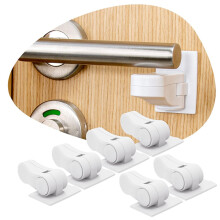 6PCS Child Safety Door Bar Lock Baby Protection Child Protection Handle Lock