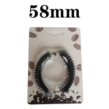 (58MM Brush Head) 51/58MM Detachable Nylon Coffee Machine Cleaning Brush - 360 Filter Cleaning