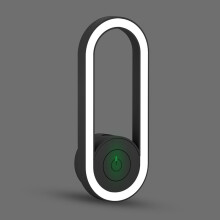 (Black-Night Light) HX01 Night Light Ultrasonic Insect Repellent Plug-In, Wall-Mounted for Mosquitoes & Cockroaches