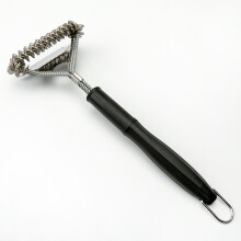 16.5" BBQ Grill Cleaning Brush With Spatula BBQ Outdoor Indoor Grilling Tool
