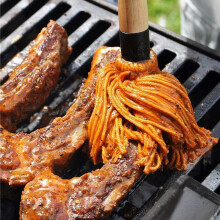 3PCS Barbecue Sauce Brush Cotton Brush Pouring Juice Mop Barbecue Cooking