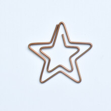 (4) 10PCS Christmas Reindeer Antler Metal Pentagram Gift Box Paperclips