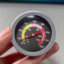 2PCS 52MM BBQ Grill Smoker Temperature Gauge Thermometer Tool