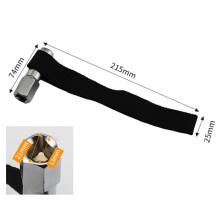1/2" Drive Strap Wrench Removal Tool Adjustable Remover For 120MM Oil Filter