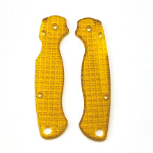1 Pair Custom Ultem Scales for Spyderco Paramilitary 2 Knife Patches PEI Scales