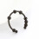 (Black) Rotatable Beads Spinner Ring For Stress Relief Anxiety Movable Spherical 1