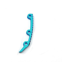 (Blue) Aluminium Alloy Back Spacer Shank Spine Keel Backspacer DIY Accessory For Rich Hinderer XM18 3.5"Folding Knife