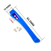 (2) Stainless Steel Folding Knife Back Clip DIY Pocket Clip with Screw Back Clip