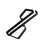 Adjustable Plastic Laptop Risers For Laptop Improved-Black 1