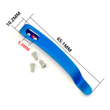 (1) Stainless Steel Folding Knife Back Clip DIY Pocket Clip with Screw Back Clip