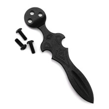(Black) 1PC CNC Titanium Knife Pocket Clip Back Clip for Spyderco C81/C10/C11 C223 Para 3 Folding Knives
