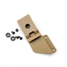 (C) Nylon Knife Sharpening Pocket Clip 360 Rotating Tactical Belt Clip DIY Back Clip